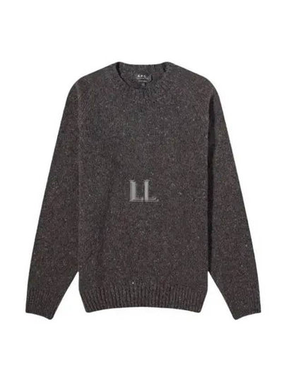 Harris Donegal Crewneck Knit Top Grey - A.P.C. - BALAAN 2