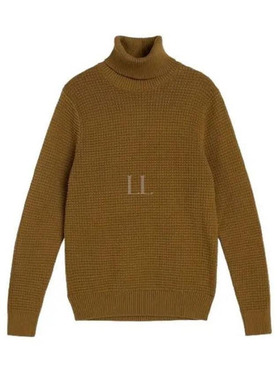 Olivero Turtleneck Knit Top Brown - J.LINDEBERG - BALAAN 2