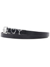 Y Project Y Love Buckle Leather Belt BELT11CS24 BLACK SILVER - Y/PROJECT - BALAAN 2