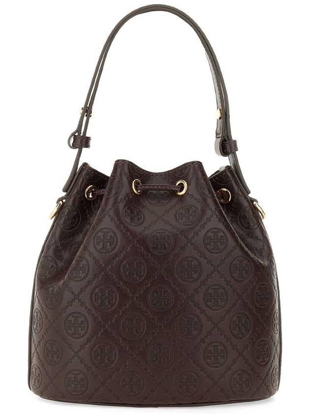 Tory Burch "T Monogram" Bucket Bag - TORY BURCH - BALAAN 3