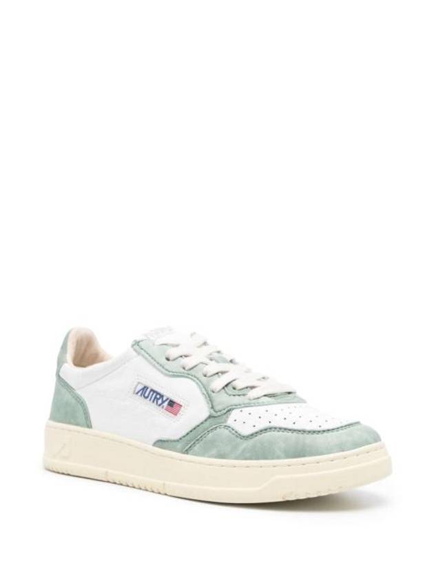 Medalist Bicolor Low Top Sneakers Green - AUTRY - BALAAN 4