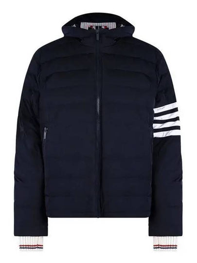 Poly Twill Down Filled 4-Bar Ski Padding Navy - THOM BROWNE - BALAAN 2