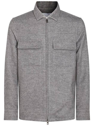 Cruciani Grey Wool Casual Jacket - CRUCIANI - BALAAN 1