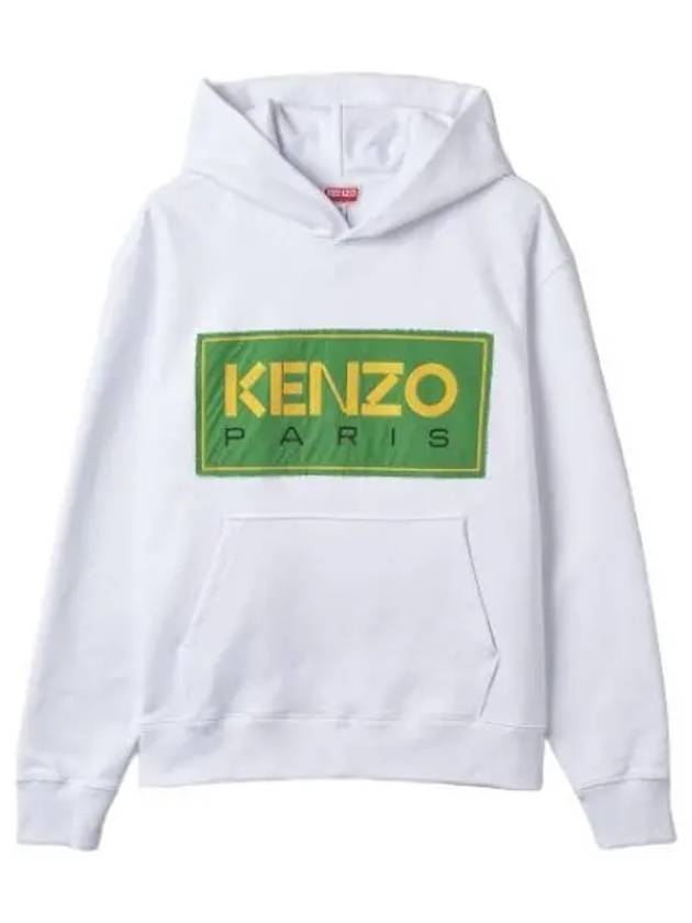 Paris hooded sweatshirt white t shirt hoodie - KENZO - BALAAN 1