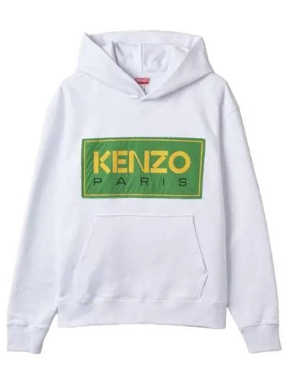 Paris Classic Popover Cotton Hoodie White - KENZO - BALAAN 2