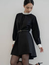 Sequential delivery on October 21st HALFNECK WOOL DRESS BLACK - DEFEMME - BALAAN 3