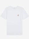 Speedy Fox Patch Comfort Short Sleeve T-Shirt White - MAISON KITSUNE - BALAAN 2