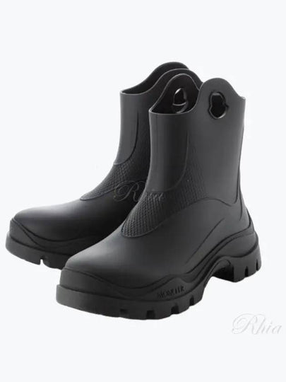 Misty Elastodien Rain Boots Black - MONCLER - BALAAN 2