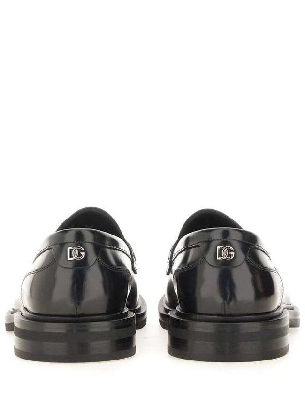 Dolce & Gabbana Loafer With Logo - DOLCE&GABBANA - BALAAN 4