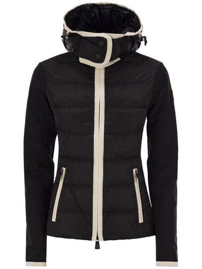 Grenoble Two Material Hood Padded Black - MONCLER - BALAAN 2