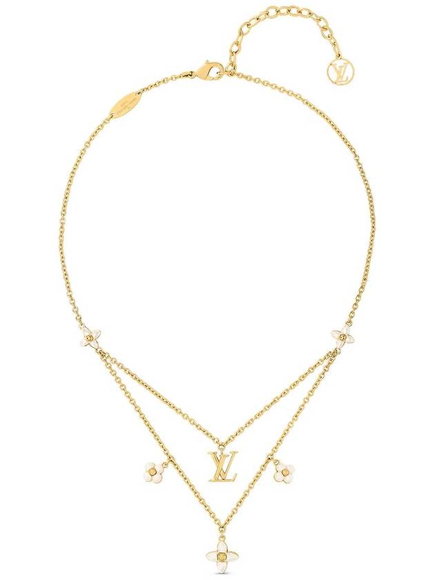 LV Floragram Necklace Gold - LOUIS VUITTON - BALAAN 2