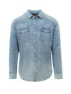 Denim Long Sleeve Shirt Blue - POLO RALPH LAUREN - BALAAN 2