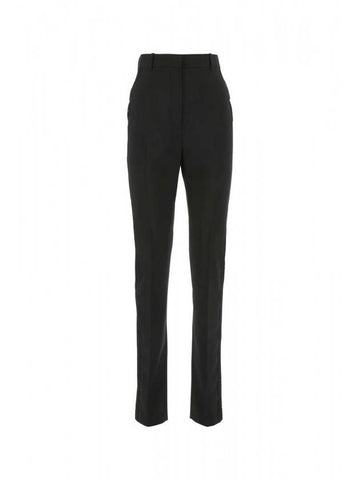 Wool Casual Straight Pants Black - ALEXANDER MCQUEEN - BALAAN 1