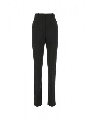 Wool Casual Straight Pants Black - ALEXANDER MCQUEEN - BALAAN 1