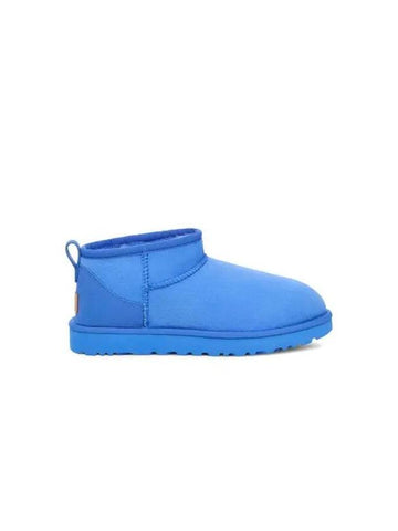 WOMEN Suede Leather Mini Boots Classic Ultra Blue - UGG - BALAAN 1