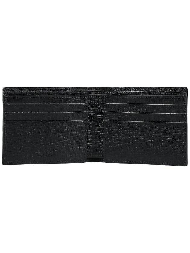 Metal Logo Half Wallet Black - SALVATORE FERRAGAMO - BALAAN 6