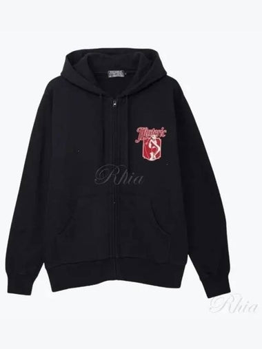 24 02241CF01 Logo printing hood zip up - HYSTERIC GLAMOUR - BALAAN 1