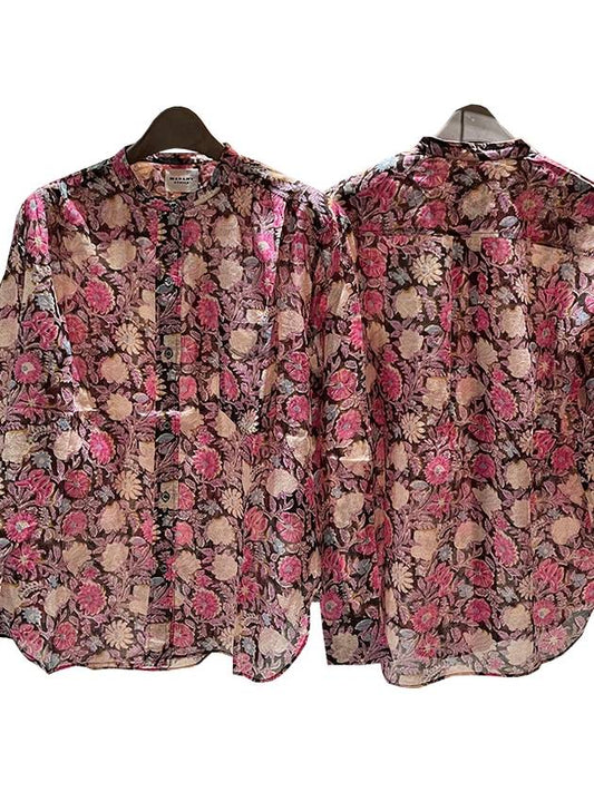 Mexika Blouse Pink - ISABEL MARANT ETOILE - BALAAN 2