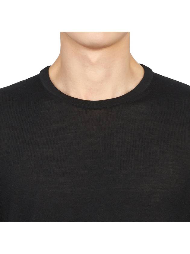 Men's Knit Top Black - JOHNSTONS OF ELGIN - BALAAN 7