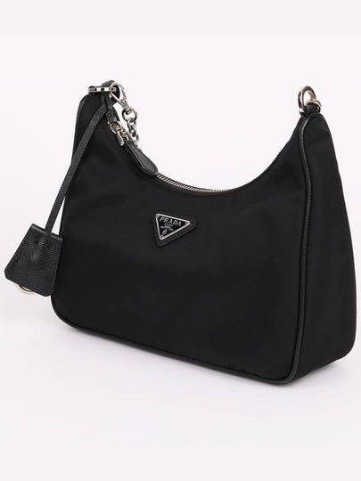 Re edition Tesuto black chain shoulder bag 1BH204 - PRADA - BALAAN 2