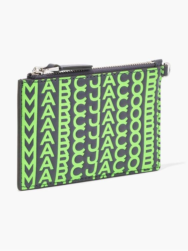 Monogram Slim84 TopZip Wristlet FluoGreen S153L03FA22 094 - MARC JACOBS - BALAAN 4