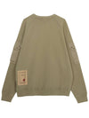 Multi-pocket Snap Crew Neck Sweatshirt Green - TEN C - BALAAN 3