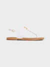 Lympia Triomphe Sandals White - CELINE - BALAAN 2