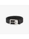 Buckle leather belt black - MONTBLANC - BALAAN 3