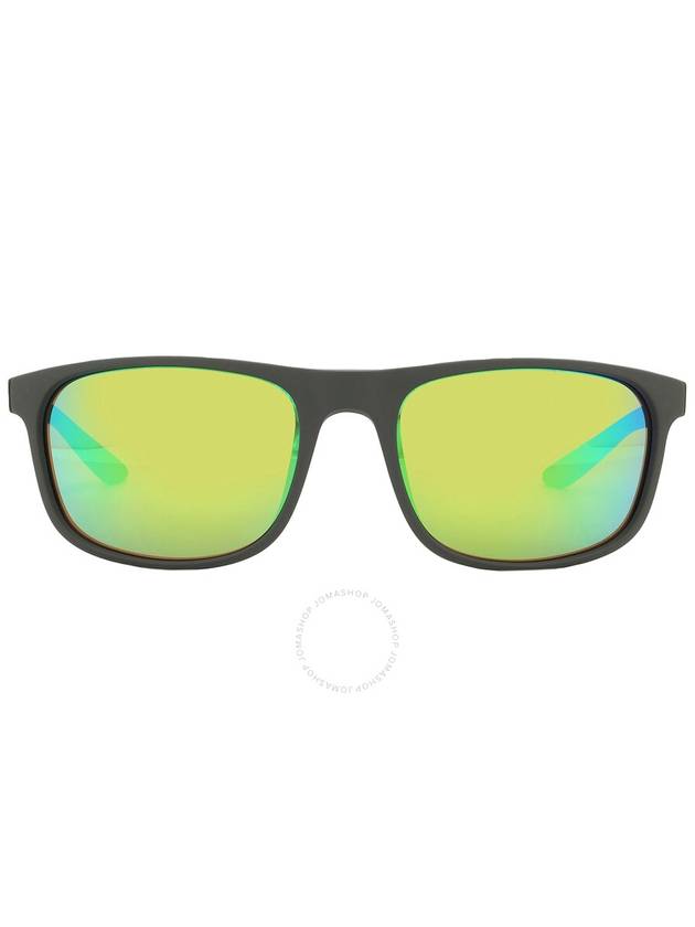 Nike Green Mirror Rectangular Unisex Sunglasses ENDURE M MI CW4650 355 59 - NIKE - BALAAN 2