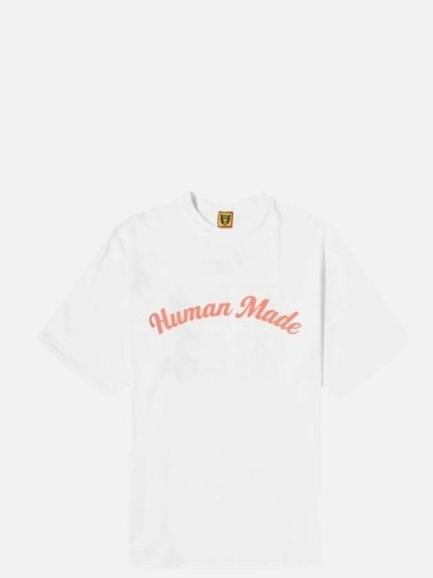 Unisex short sleeved t shirt white HM27TE009 WHT - HUMAN MADE - BALAAN 1