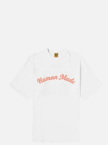 Unisex short sleeved t shirt white HM27TE009 WHT - HUMAN MADE - BALAAN 1