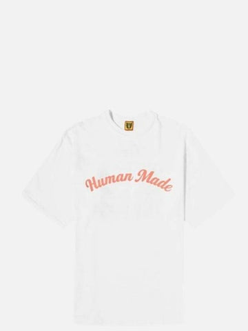 Unisex short sleeved t shirt white HM27TE009 WHT - HUMAN MADE - BALAAN 1