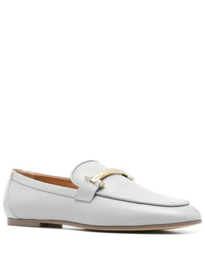 Tod'S Branded Metal Bar Leather Loafers Shoes - TOD'S - BALAAN 2