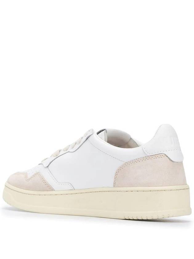 MEDALIST LOW MAN  LEAT/SUEDE WHITE - AUTRY - BALAAN 3