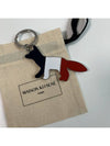 Tricolor Fox Metal Key Holder Silver - MAISON KITSUNE - BALAAN.