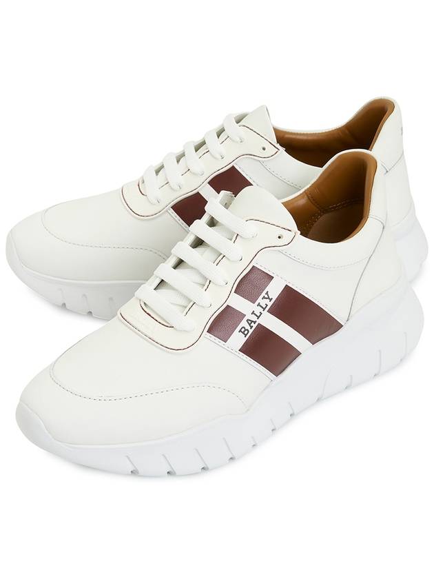 Bronnye Low-Top Sneakers White - BALLY - BALAAN 2