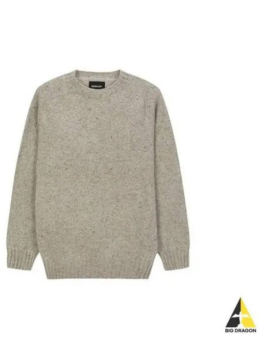 HOWLIN Donegal wool sweatshirt light gray TERRY - HOWLIN' - BALAAN 1