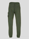 Compass Patch Cotton Track Pants Dark Green - STONE ISLAND - BALAAN 3