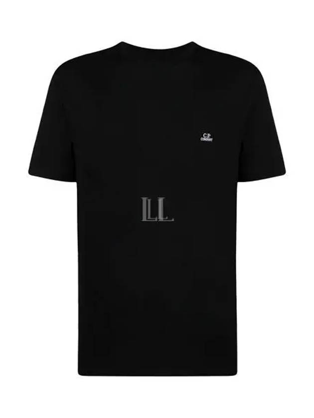 Logo Short Sleeve T-Shirt Black - CP COMPANY - BALAAN 2