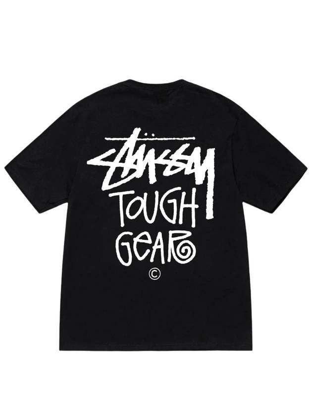 tough gear t shirt black men - STUSSY - BALAAN 1