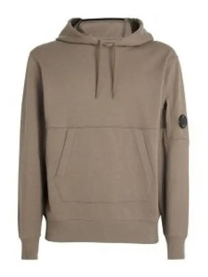 Brushed Emerized Diagonal Fleece Lens Hoodie Beige - CP COMPANY - BALAAN 2