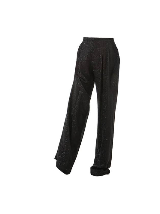 Women's Kaffir Wide Pants Black - MAX MARA - BALAAN.