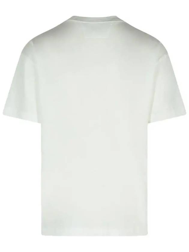 Logo Short Sleeve T-Shirt White - CP COMPANY - BALAAN 5