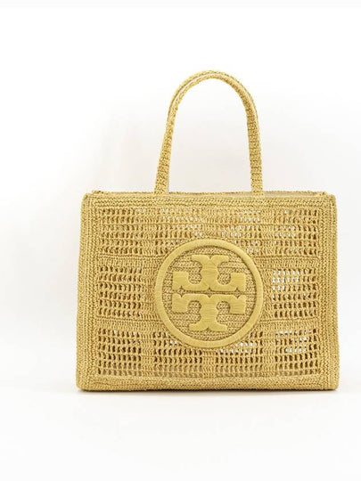 Ella Hand Crocheted Tote Bag Beige - TORY BURCH - BALAAN 2