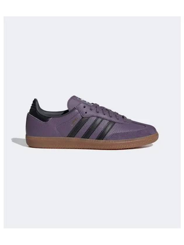 Samba OG Leather Low Top Sneakers Shadow Violet - ADIDAS - BALAAN 2