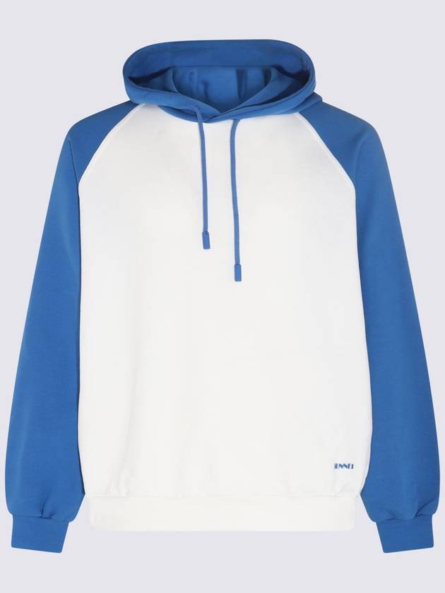 Color Block Drawstring Hoodie Dust Blue - SUNNEI - BALAAN 2