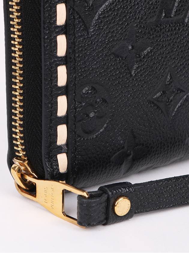 Empreinte stitch black long wallet - LOUIS VUITTON - BALAAN 4