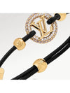 Louise By Night Bracelet Gold Black - LOUIS VUITTON - BALAAN 4