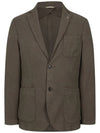 Men's Linen Blend Jacket MMJAN5T78 450 - AT.P.CO - BALAAN 7