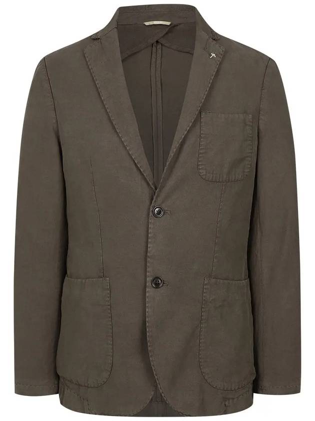 Men's Linen Blend Jacket MMJAN5T78 450 - AT.P.CO - BALAAN 7